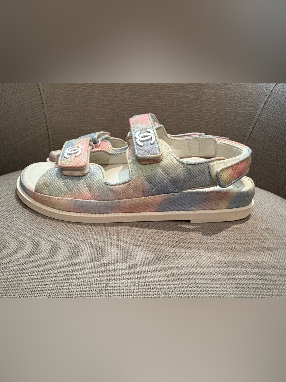 CHANEL Rainbow Dad Sandals - Picture 4 of 16